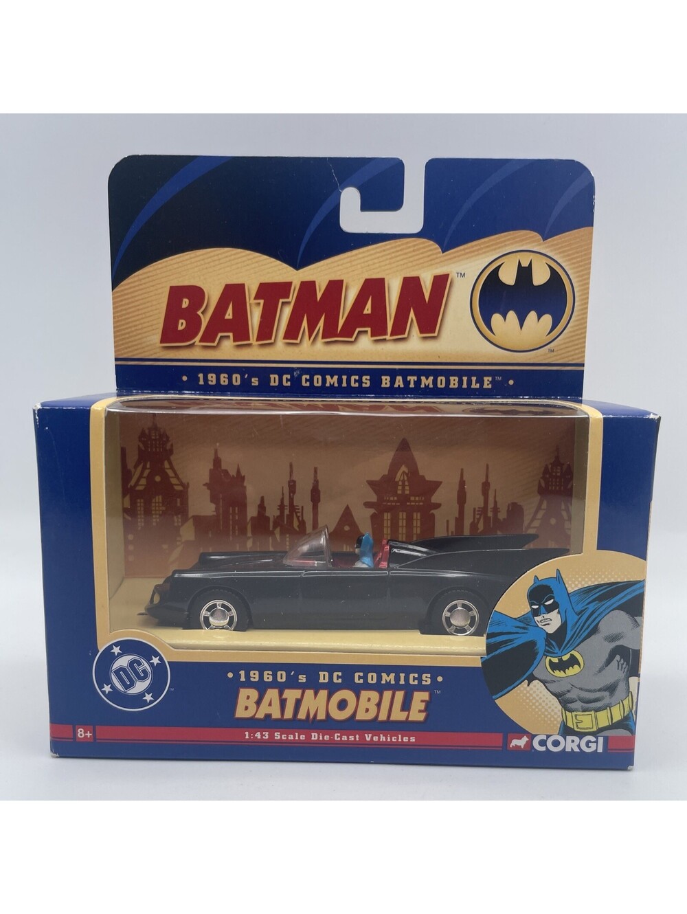 Corgi Batman 1960s DC Comics Batmobile 1:43 Diecast Model 77301 Brand New Mint
